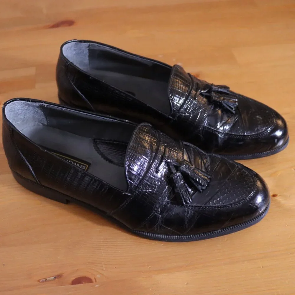 Stacy Adams Genuine Snakeskin Loafer Men’s Size 10